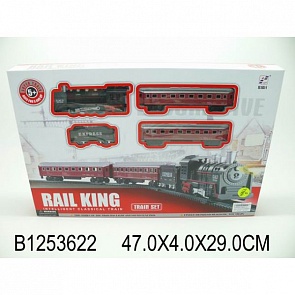 Железная дорога с аксессуарами, свет и звук (Shantou, B1253622sim)